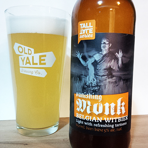 Old Yale Brewing Vanishing Monk Belgian Witbier