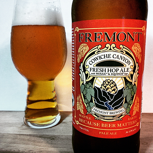 Freemont Cowiche Canyon Fresh Hop Mosiac & Equinox