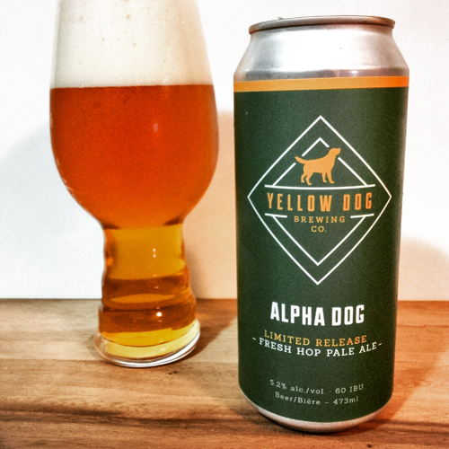 Yellow Dog Brewing Alpha Dog Fresh Hop Pale Ale